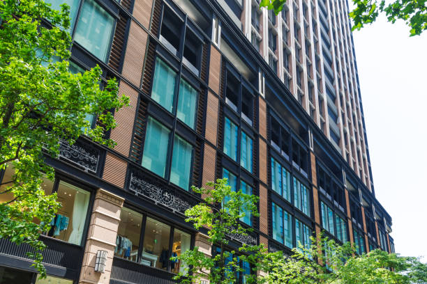 istock Marunouchi office street in early summer 1209835482