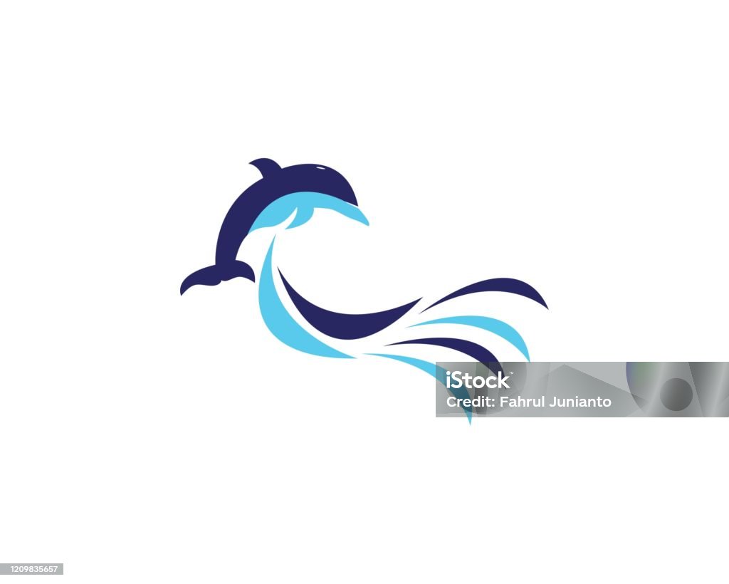 Abstract Dolphin Vector Dolphin Design Vector Illustration Stock Illustration - Download Image ...