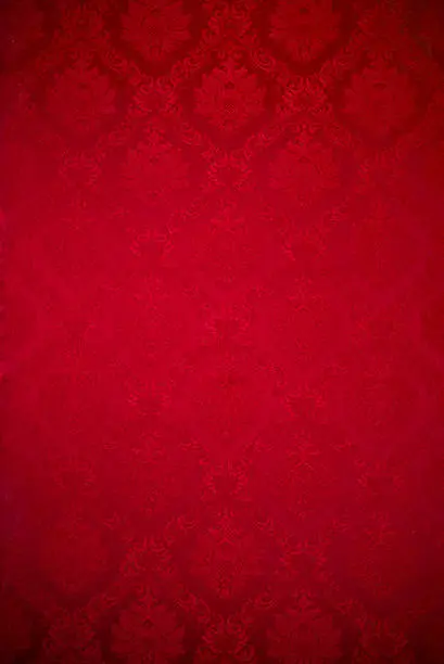 Victorian Fabric Wall Texture Background 