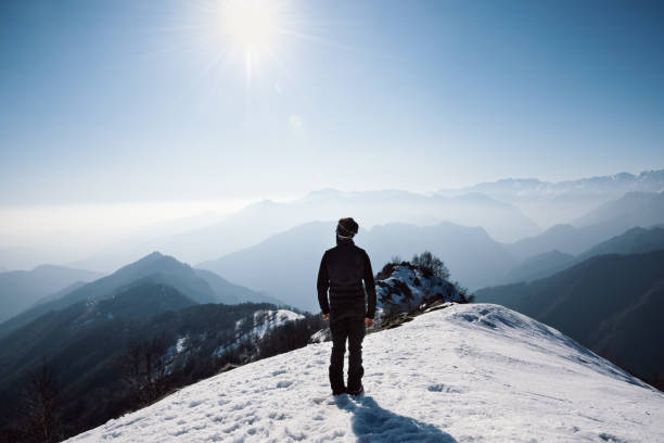 istock A man looking at the mountain panorama 1209839814