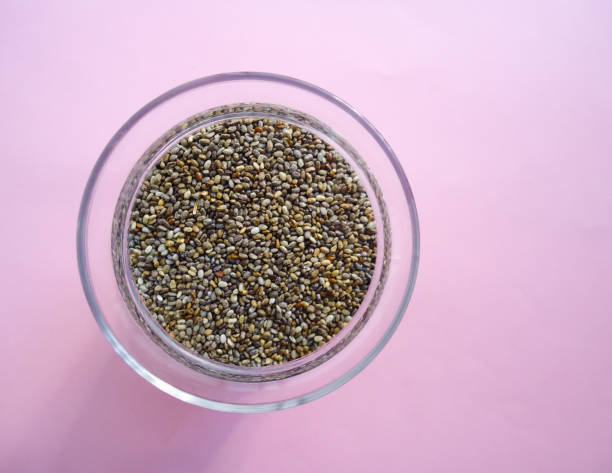 chia seeds chia seeds natural chia seed photos stock pictures, royalty-free photos & images