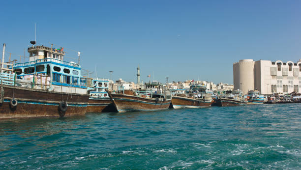 istock Wooden old Arab trading ship 1209847916