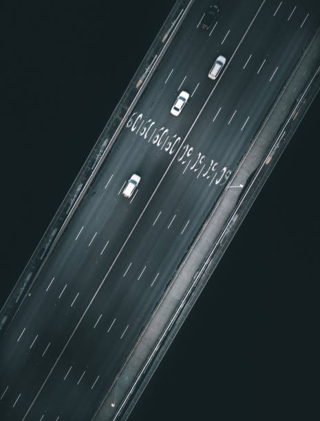 istock Aerial top down view of a bridge over a river 1209849930