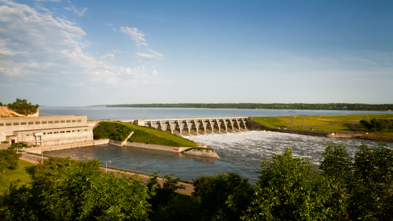 Gavins punto Dam, Dakota del Sur Nebraska. Corps of Engineers. photo