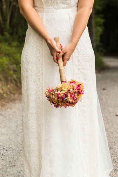 istock A wedding dress on wedding day 1209851937