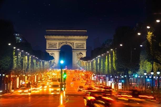 istock Arc de Triumph and Champs Elysees boulevard Paris 1209852610