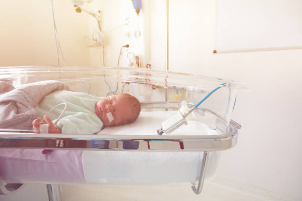 istock Baby Intensive care unit room and crib for newborn 1209858270