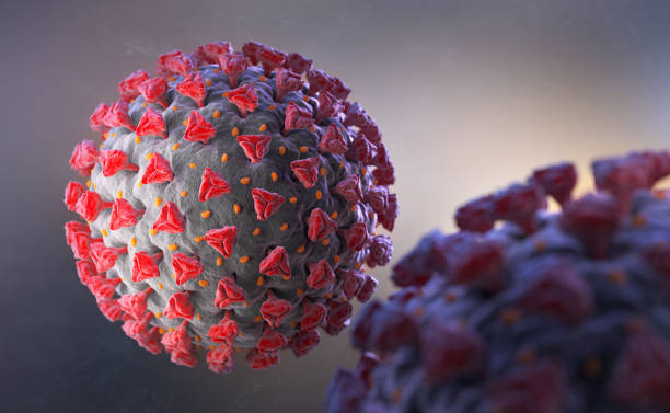 Illustration of Coronavirus. A pathogen that attacks respiratory tract
