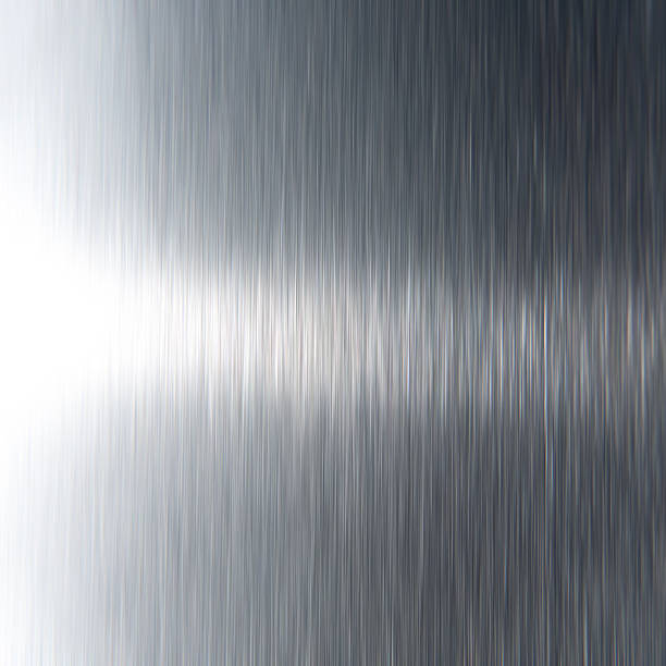 istock Dark Stainless Steel Texture 120986466