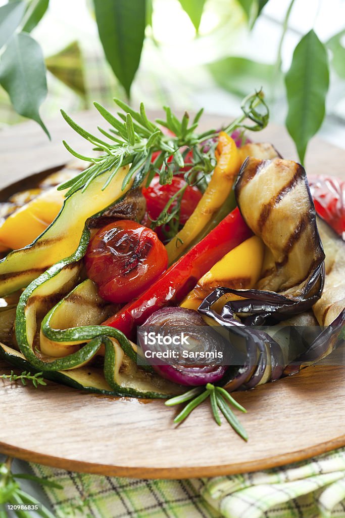 Grilled vegetables  Appetizer Stock Photo