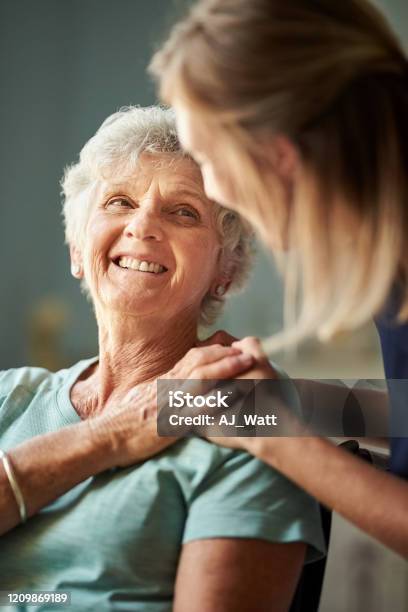 Im So Grateful For You Help And Care Stock Photo - Download Image Now - Senior Adult, Patient, Care