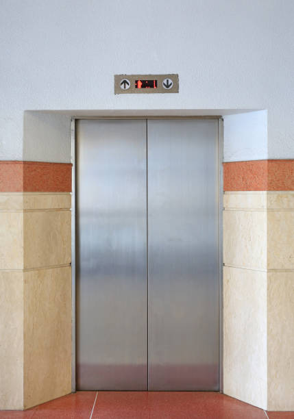 istock Elevator door lift in the building. 1209872439