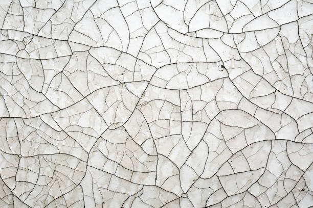 istock Cracked white paint of old age on a wooden surface. 1209877133