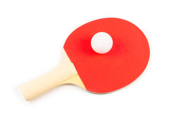 istock Pin pong on an orange background. 1209881634