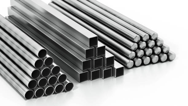 istock Various shaped steel rods isolated on white 1209881968