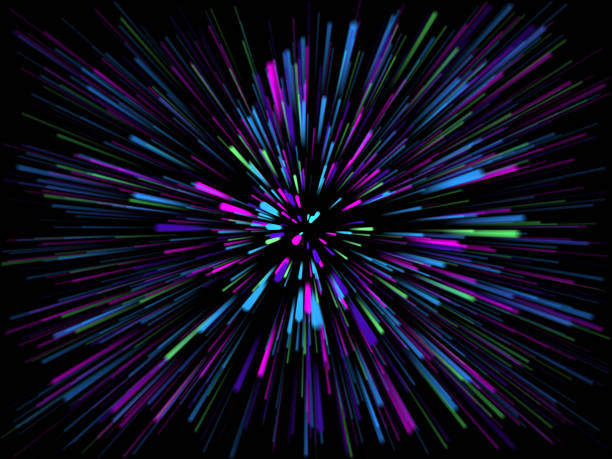 istock 3D abstract starburst background with rays of light 1209884206