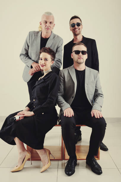 Group portrait of music band