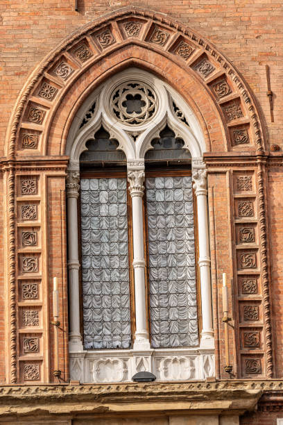 istock Mullioned window - Accursio Palace in Bologna Italy 1209886483