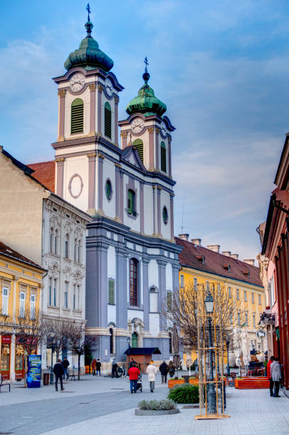 istock Szekesfehervar at dusk, Hungary 1209888393
