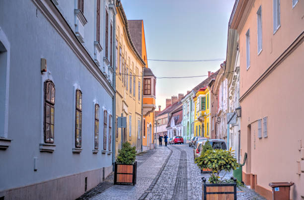 istock Szekesfehervar at dusk, Hungary 1209888955