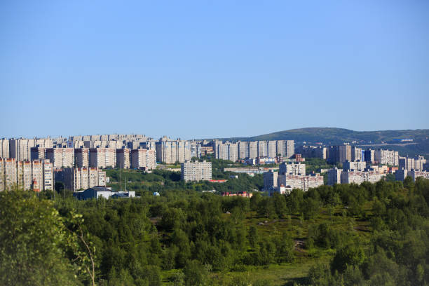istock The view of the summer Murmansk 1209889348