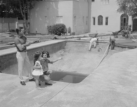 Children at the playground of the orphanage \