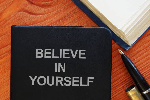 istock Business photo shows hand written text Believe in yourself 1209891749