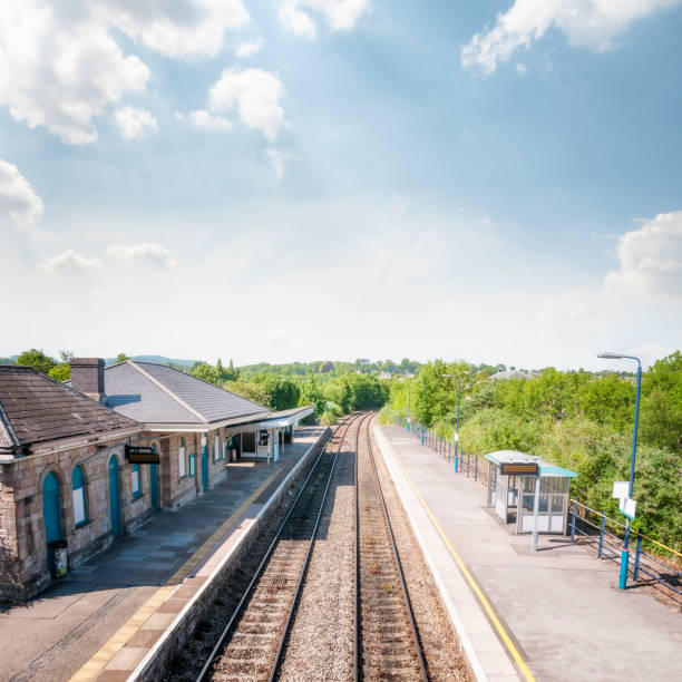 istock Train Station In The UK 1209892063