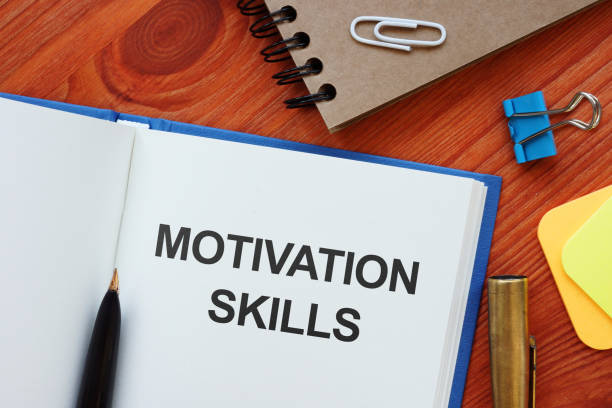 istock Text sign showing hand written words Motivation Skills 1209893286