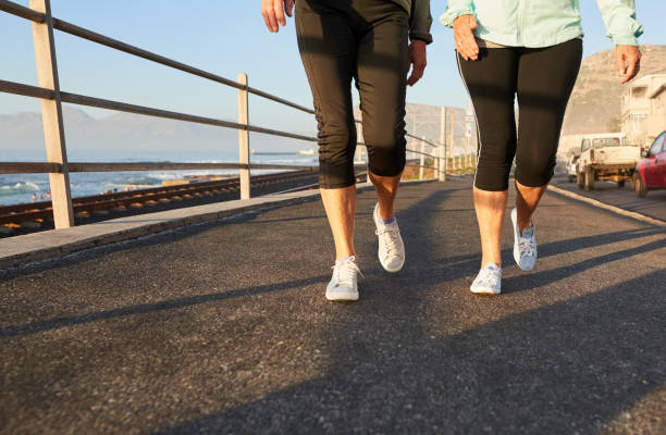 istock Walking reduces risk of heart disease and stroke 1209896933