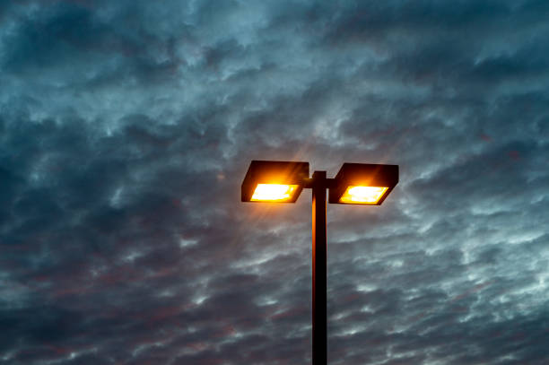 istock Street light at dusk 1209899369