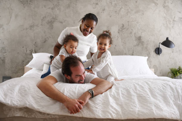 istock Beautiful mixed-race family 1209900788