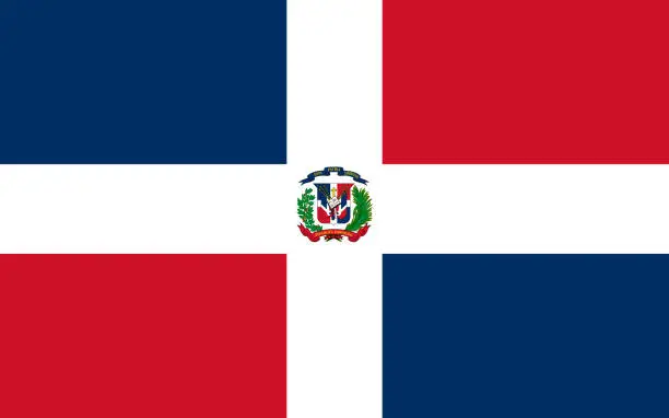 Vector illustration of Dominican Republic