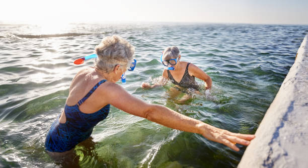istock Snorkeling in tropical waters 1209904893
