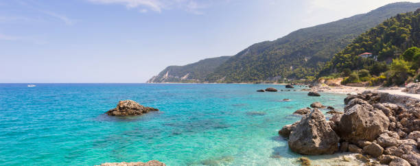 istock Agios Nikitas village on Lefkada island 1209905685
