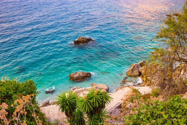 istock Agios Nikitas village on Lefkada island 1209905875