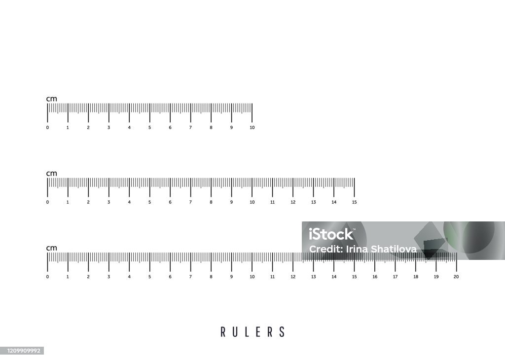 Measuring Scale Isolated On White Background Vector Illustration Stock