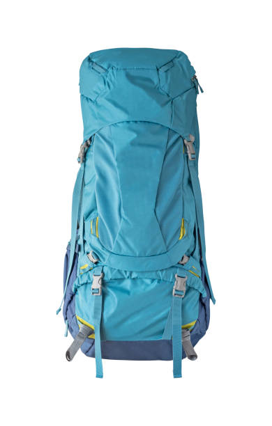 istock Blue backpack for travel and trekking 1209913120