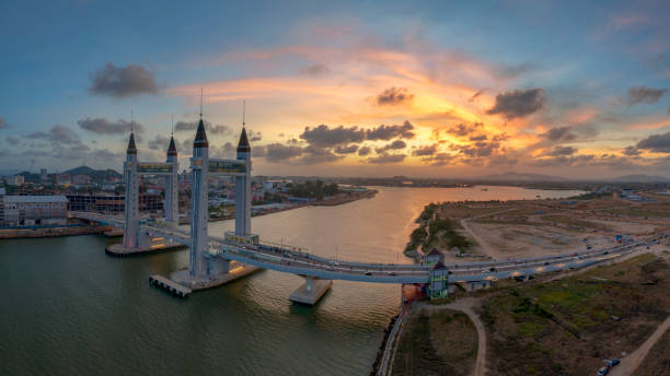 istock Sunset hour from Kuala Terengganu, Malaysia. 1209915461