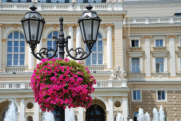 Facade of opera house in Odessa, Ukraine  odessa ukraine stock pictures, royalty-free photos & images