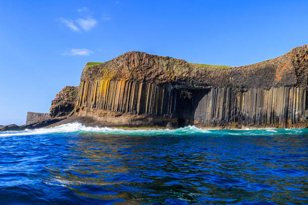 istock Fingal's cave with basalt columns at Staffa island in Scotland 1209920442