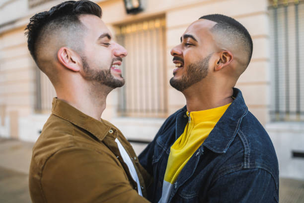 istock Gay couple spending time together. 1209921960