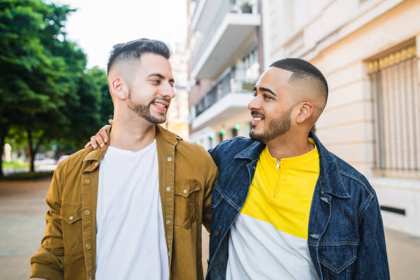 istock Gay couple spending time together. 1209921965