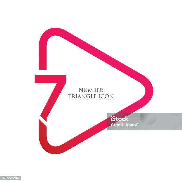Step Shape Numbers Image Triangle Shape Number Stock Illustration Step Number Vector Template ...
