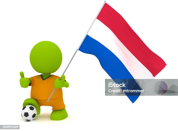 Niederländische Fußball Stockfoto und mehr Bilder von Charakterkopf - Charakterkopf, Comic - Kunstwerk, Computergrafiken