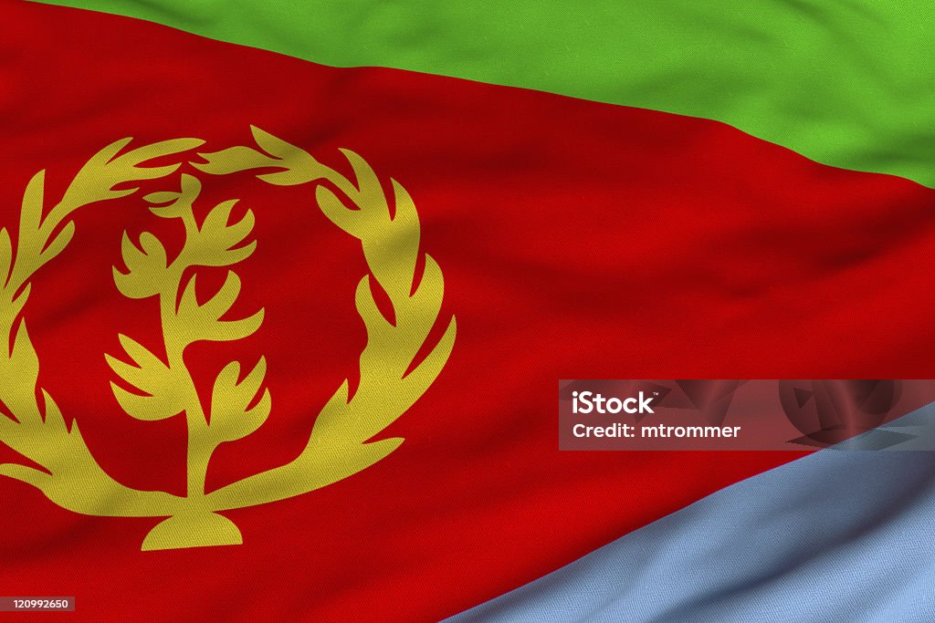 Флаг Эритреи - Стоковые фото Африка роялти-фри
