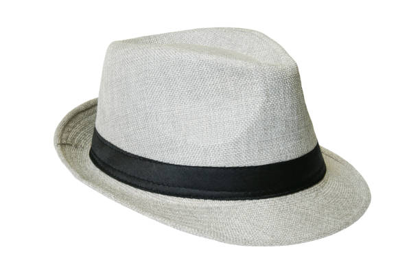 istock Grey Hat for Men Isolated on White Background with Clipping Path 1209927460