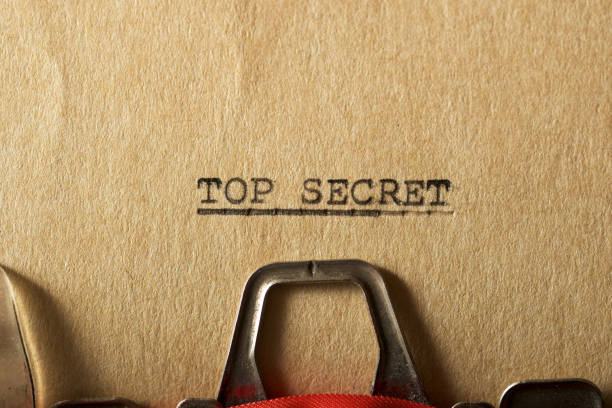 top secret - spy secrecy top secret mystery photos et images de collection