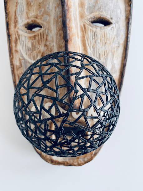 istock Corona text on old african mask 1209940773