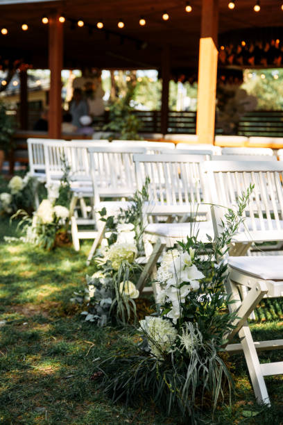 istock Outdoor wedding ceremony in the summer 1209942435